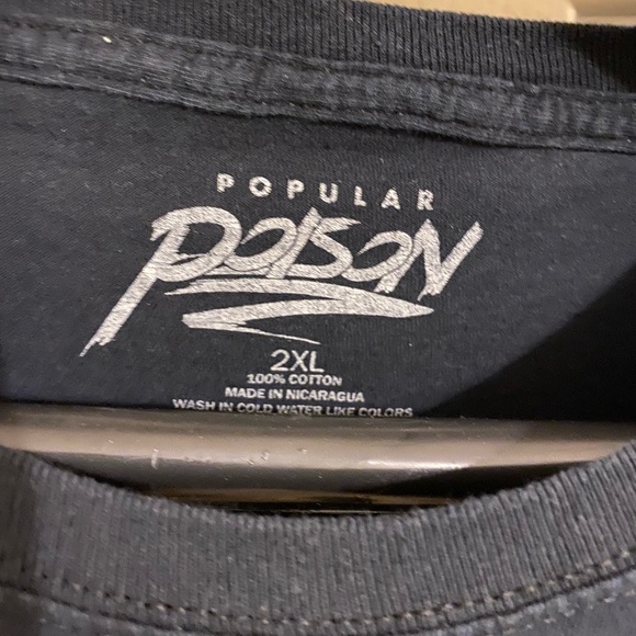 Faith greater than Fear Prayer Hands Graphic Tee XXL Black White - Picture 2 of 2